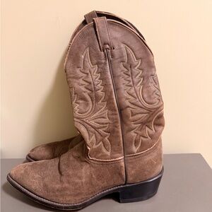 Mens Abilene Leather Cowboy Boots